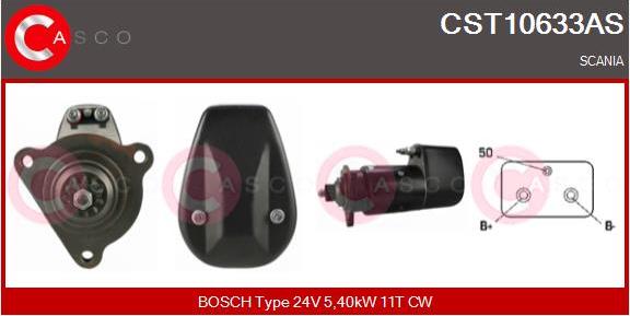 Casco CST10633AS - Starter autospares.lv