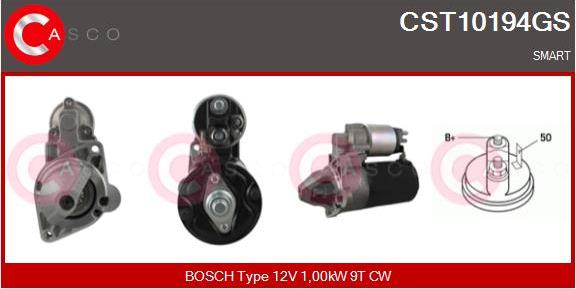 Casco CST10194GS - Starter autospares.lv