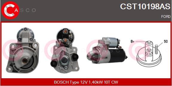 Casco CST10198AS - Starter autospares.lv