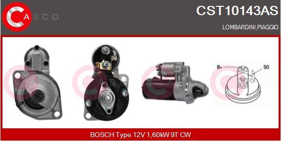 Casco CST10143AS - Starter autospares.lv