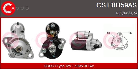 Casco CST10159AS - Starter autospares.lv