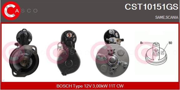 Casco CST10151GS - Starter autospares.lv