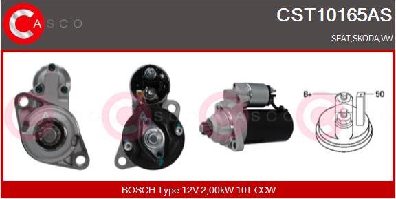 Casco CST10165AS - Starter autospares.lv