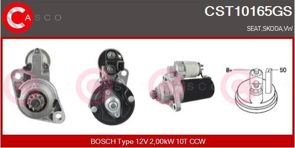 Casco CST10165GS - Starter autospares.lv