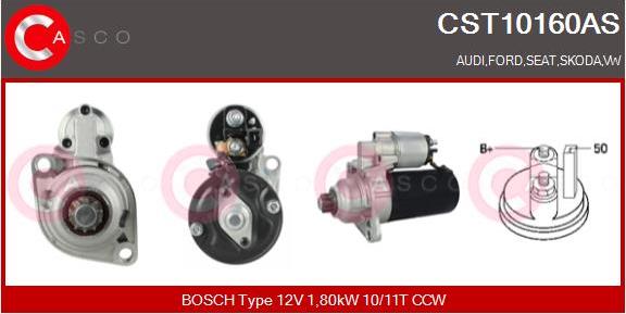 Casco CST10160AS - Starter autospares.lv