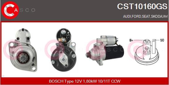 Casco CST10160GS - Starter autospares.lv