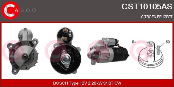 Casco CST10105AS - Starter autospares.lv