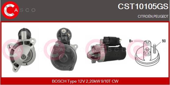 Casco CST10105GS - Starter autospares.lv