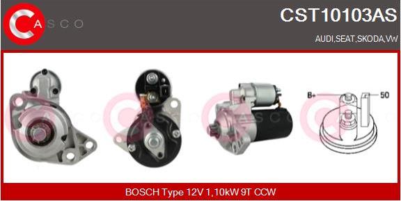 Casco CST10103AS - Starter autospares.lv