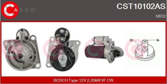 Casco CST10102AS - Starter autospares.lv