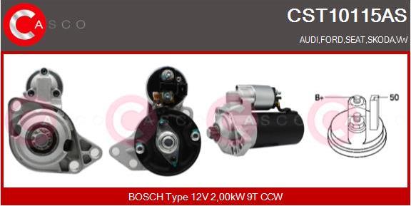 Casco CST10115AS - Starter autospares.lv