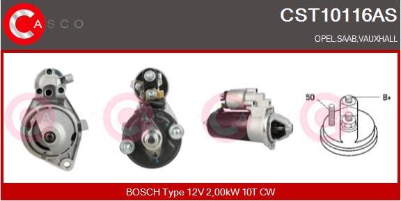 Casco CST10116AS - Starter autospares.lv