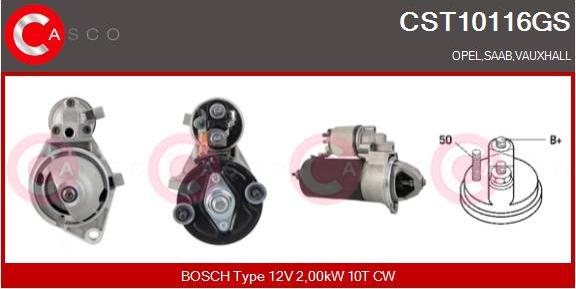 Casco CST10116GS - Starter autospares.lv