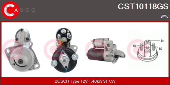Casco CST10118GS - Starter autospares.lv