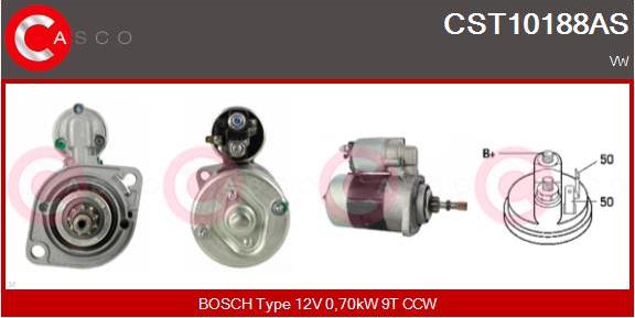 Casco CST10188AS - Starter autospares.lv