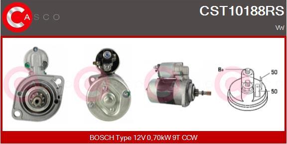 Casco CST10188RS - Starter autospares.lv