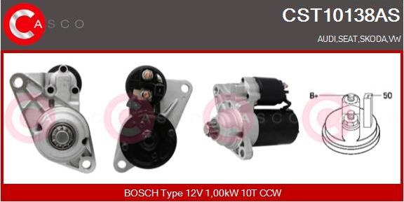 Casco CST10138AS - Starter autospares.lv