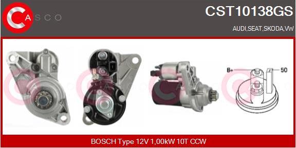 Casco CST10138GS - Starter autospares.lv