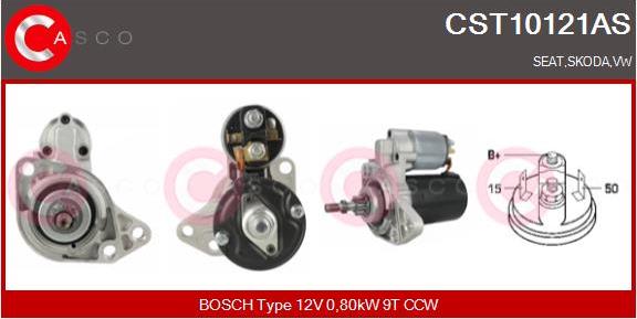 Casco CST10121AS - Starter autospares.lv