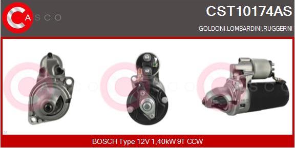 Casco CST10174AS - Starter autospares.lv