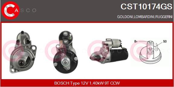 Casco CST10174GS - Starter autospares.lv