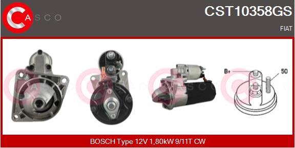 Casco CST10358GS - Starter autospares.lv