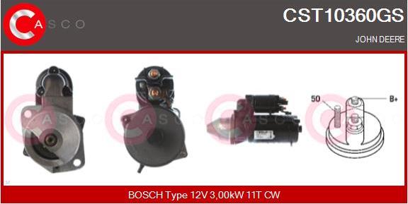 Casco CST10360GS - Starter autospares.lv