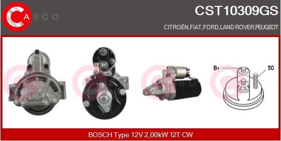 Casco CST10309GS - Starter autospares.lv