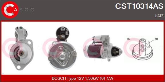 Casco CST10314AS - Starter autospares.lv