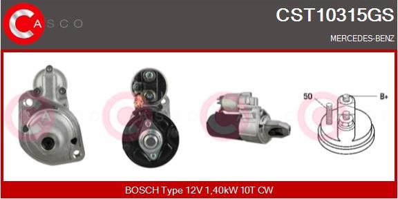 Casco CST10315GS - Starter autospares.lv