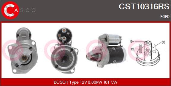 Casco CST10316RS - Starter autospares.lv