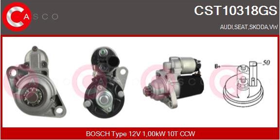 Casco CST10318GS - Starter autospares.lv