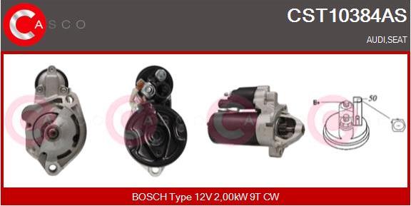 Casco CST10384AS - Starter autospares.lv