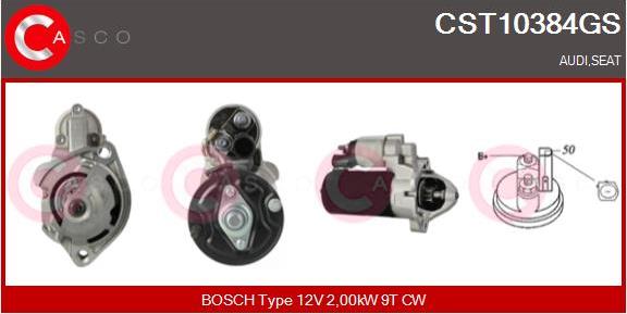 Casco CST10384GS - Starter autospares.lv