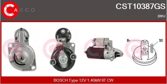 Casco CST10387GS - Starter autospares.lv