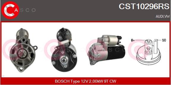 Casco CST10296RS - Starter autospares.lv