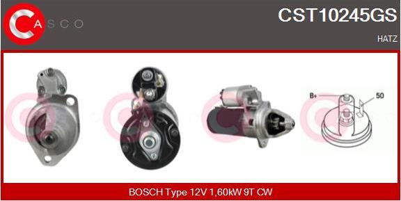 Casco CST10245GS - Starter autospares.lv