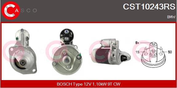 Casco CST10243RS - Starter autospares.lv