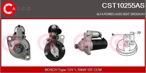 Casco CST10255AS - Starter autospares.lv