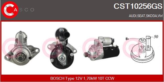 Casco CST10256GS - Starter autospares.lv