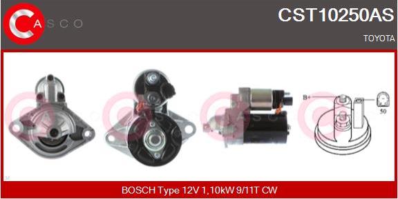 Casco CST10250AS - Starter autospares.lv