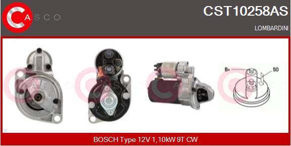 Casco CST10258AS - Starter autospares.lv