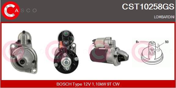 Casco CST10258GS - Starter autospares.lv