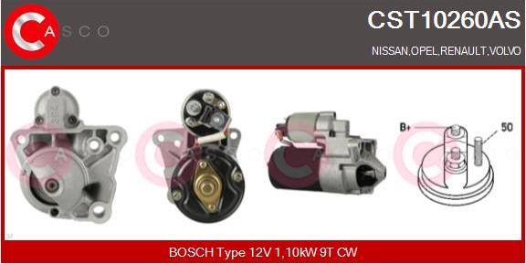 Casco CST10260AS - Starter autospares.lv