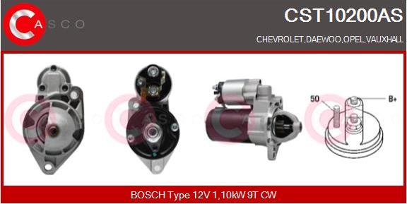 Casco CST10200AS - Starter autospares.lv