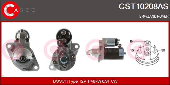 Casco CST10208AS - Starter autospares.lv