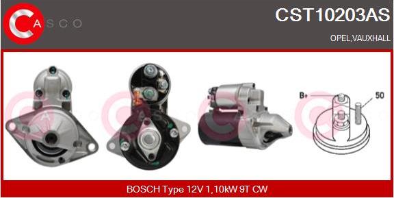 Casco CST10203AS - Starter autospares.lv