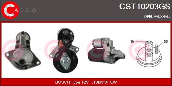 Casco CST10203GS - Starter autospares.lv