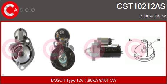 Casco CST10212AS - Starter autospares.lv