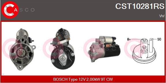 Casco CST10281RS - Starter autospares.lv